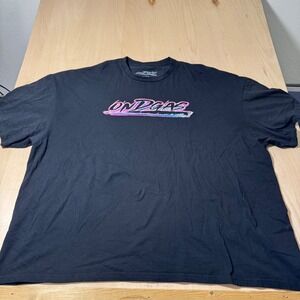 ONDGAS‎ 4XL Black T-Shirt Truck Graphic Print Palm Trees Short Sleeve Mens